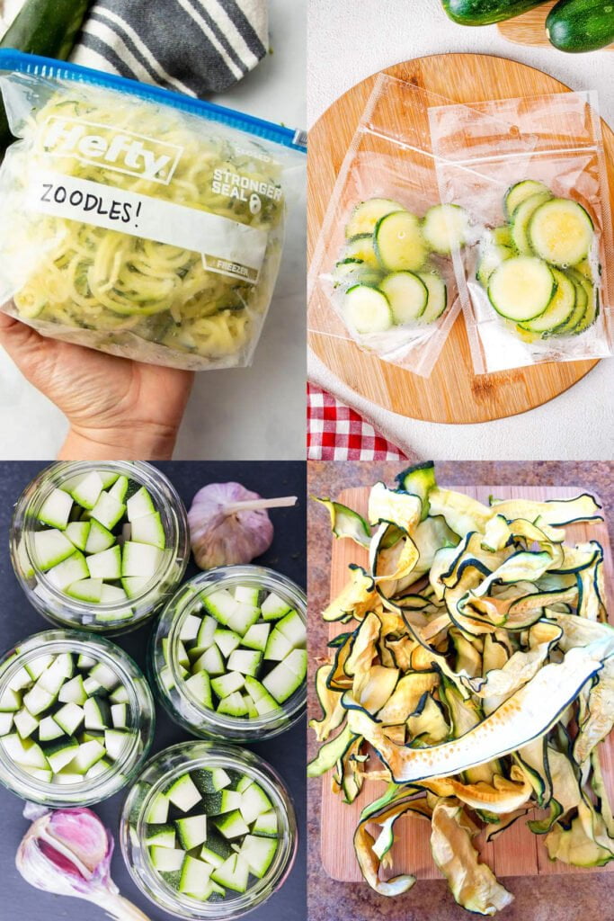 10 Ways to Preserve Zucchini
