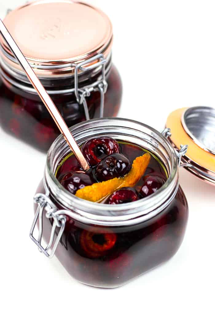 Delicious Homemade Cocktail Cherries Delicious Homemade Cocktail Cherries