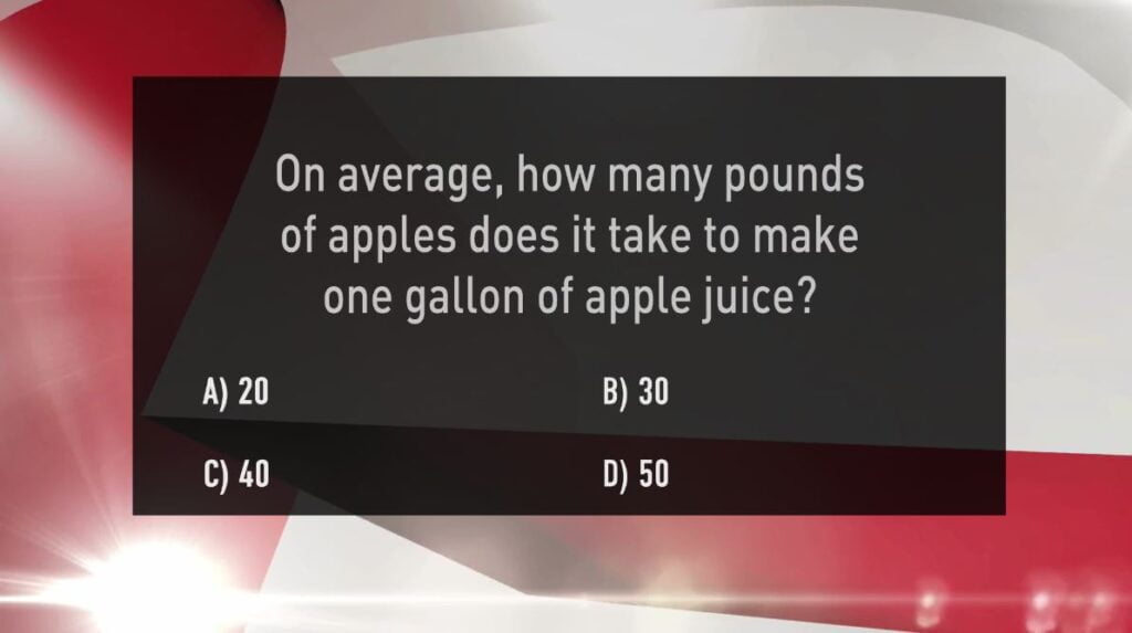 How Many Apples Does It Take To Make A Gallon Of Apple Juice