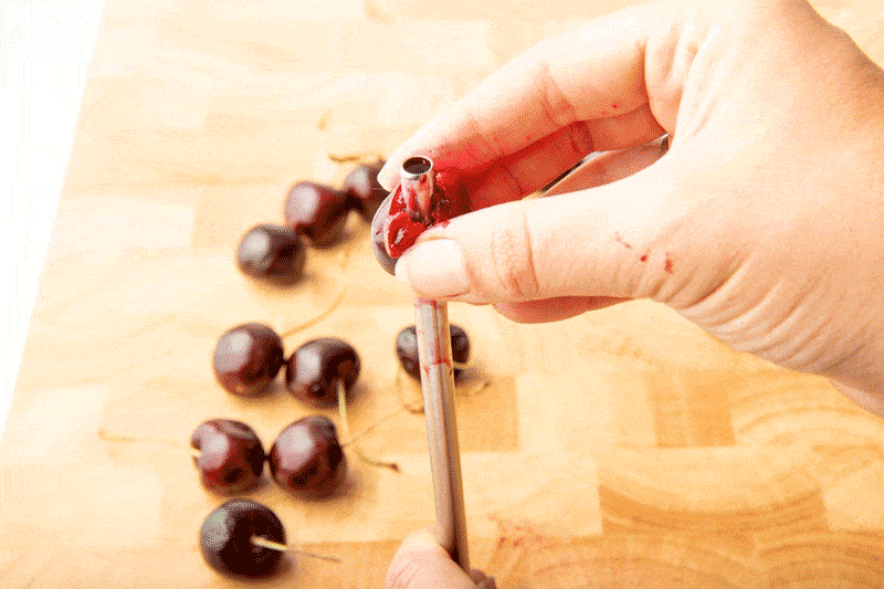 How To Pit Cherries With A Straw How To Pit Cherries With A Straw