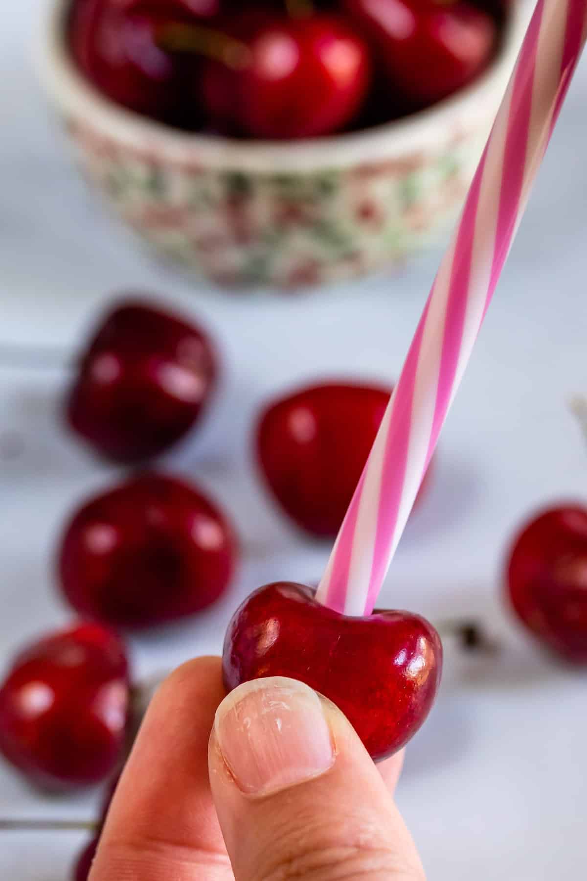 How To Pit Cherries With A Straw How To Pit Cherries With A Straw