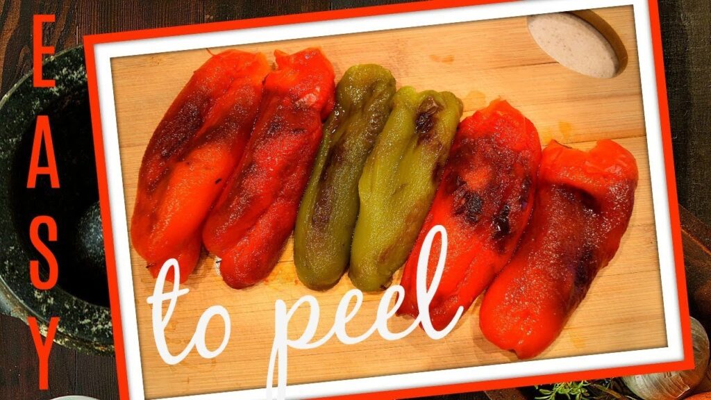 Quick and Easy Way to Peel Bell Peppers in the Microwave
