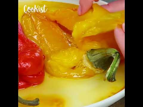 Quick and Easy Way to Peel Bell Peppers in the Microwave