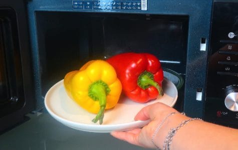 Quick and Easy Way to Peel Bell Peppers in the Microwave