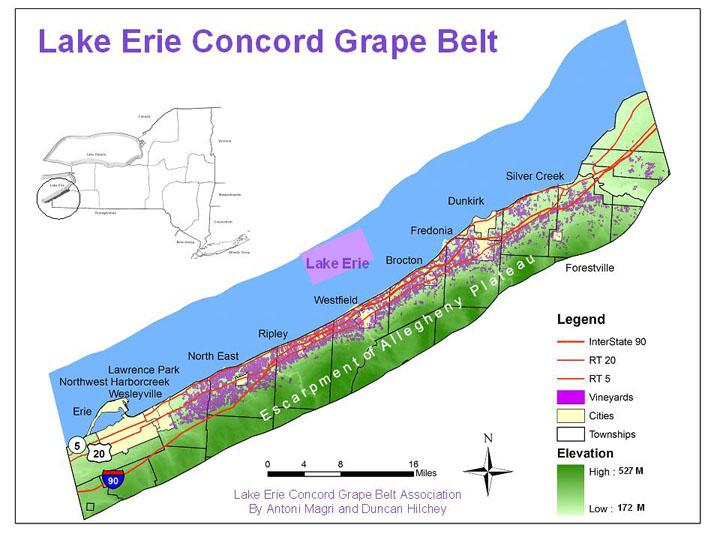 The Region for Growing Concord Grapes The Region for Growing Concord Grapes