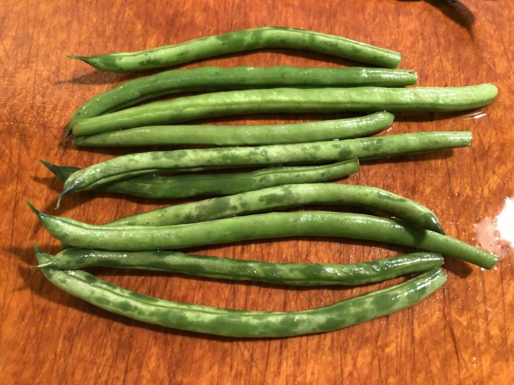 Why are my green beans sticky?