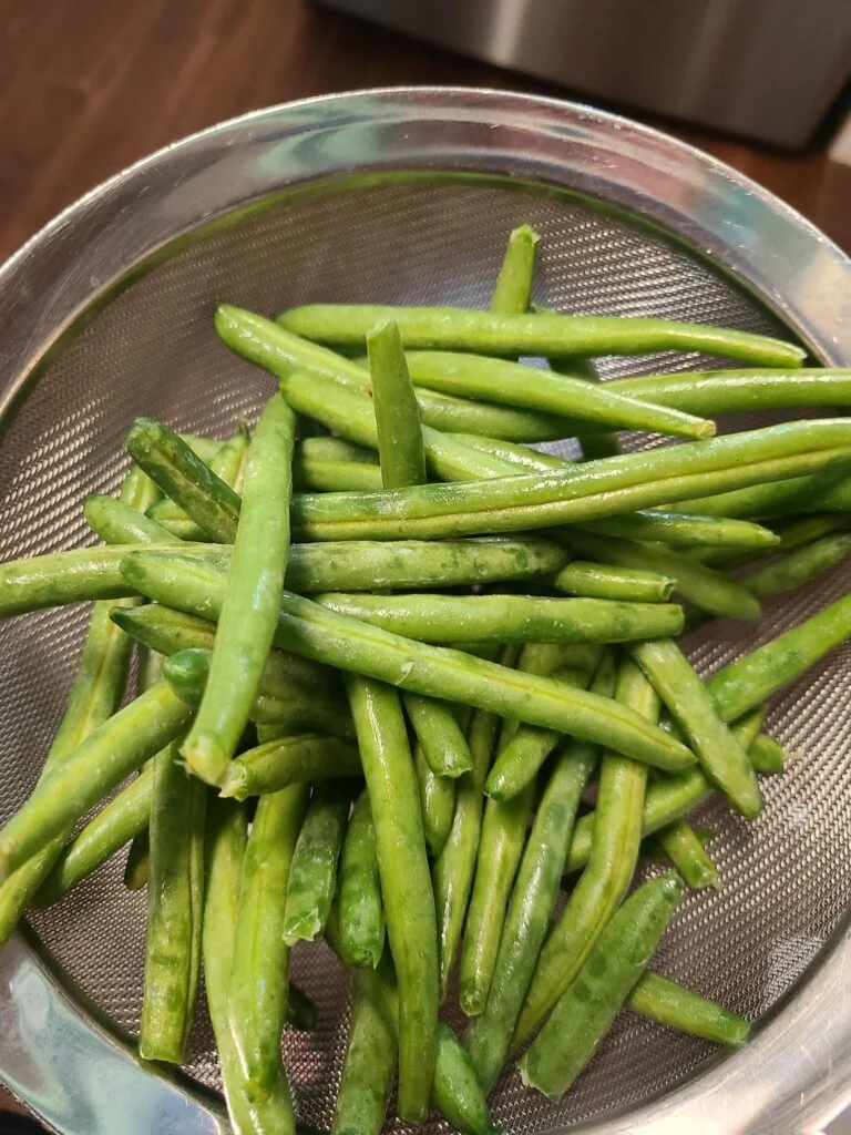 Why are my green beans sticky?