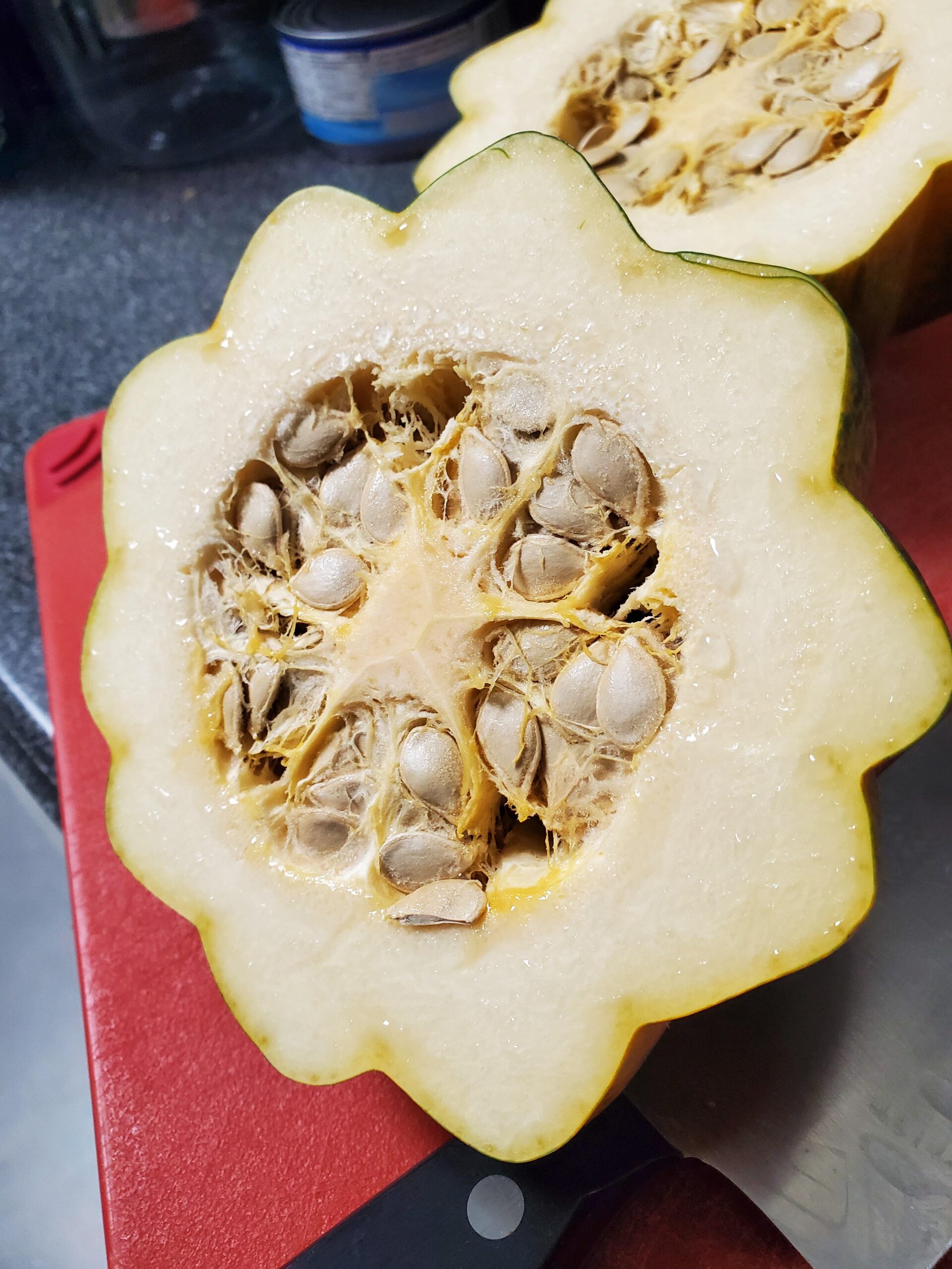 Why is my acorn squash white inside? Why is my acorn squash white inside?