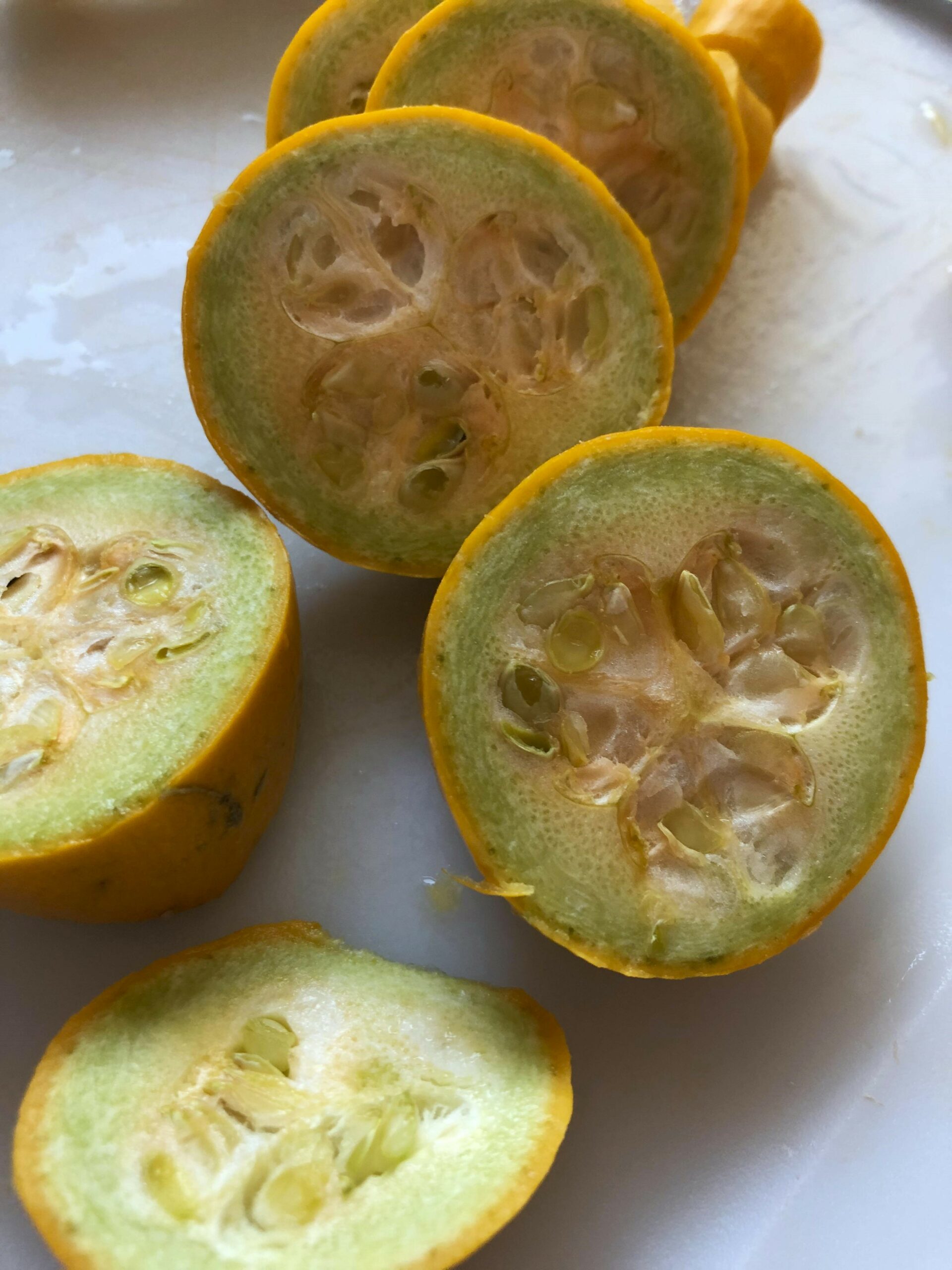 Why is my yellow squash green inside? Why is my yellow squash green inside?